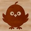Colorful chick design suitable for craft projects A stylized illustration of a chicken, suitable for vector art designs.