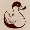 Quacking Good Graphic An SVG graphic representation of a common waterfowl bird species.