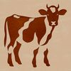 Cow Illustrations for Cutting Machines A detailed illustration of a cow in various poses, suitable for vector design and cutting machine projects.