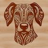 Doberman Pinscher SVG Vector Design An SVG vector design of a Doberman Pinscher animal breed, suitable for various applications.