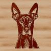 Doberman Pinscher Portrait with Intricate Details Close-up of a Doberman Pinscher's head with detailed facial features.