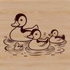 Vector Duck Graphic Illustration A graphic representation of a duck created using scalable graphics technology.