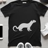 Ferret Vector Graphics for Cutting Machines Vector graphic of a ferret with simple design suitable for cutting machines like Cricut.