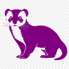 Friendly Ferret SVG Vector Image A high-quality vector image of a ferret, suitable for commercial or personal use.