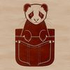 Domesticated Ferret Illustration Vector illustration of a domesticated ferret in profile, suitable for cutting machines and digital design.