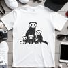Free Ferret SVG Line Art A simple line art illustration of a ferret in a straightforward pose.