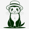 Vector Ferret Animal Design Ferret animal illustration in vector format.
