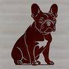 Vector Dog Clip Art for Crafting and Design French Bulldog illustration in vector format for design and crafting purposes.