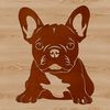 French Bull Terrier Breed Illustration Vector Graphic A sitting French Bulldog breed animal illustration in vector format.