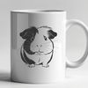 Cute Guinea Pig Vector Artwork A digital illustration of a Guinea Pig, suitable for personal or professional design projects.