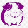 Lovely Guinea Pig SVG Illustration A detailed digital illustration of a guinea pig.