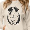 Colorful Guinea Pig Clip Art A colorful illustration of a guinea pig in a playful pose.