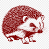 Hand-Drawn Hedgehog Vector Graphic An SVG file featuring a high-quality image of a hedgehog, ideal for crafting projects and commercial use.