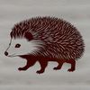 Free Hedgehog Clip Art Design A digitally created illustration of a hedgehog in vector format.
