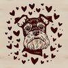 Furry Friends Vector Dog Icon A small breed dog with a distinctive beard, ideal for vector designs and cutting machine projects.