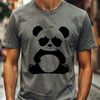 Adorable Panda with Shades A cartoon panda character wearing trendy sunglasses in a playful pose.