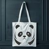 Vector Panda Design Art An SVG vector graphic design of a panda with distinctive markings on its fur.