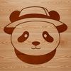 Cute Panda Wearing a Hat Illustration A digital illustration of a panda wearing a hat, created as vector art for graphic design and printing purposes.