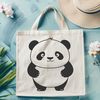 A digital illustration of a large mammal native to Asia, commonly found in bamboo forests.