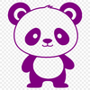 Vector Graphic Panda Design An editable vector graphic design featuring a cute Asian black-and-white bear.