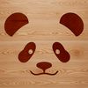 Cute Panda Illustration in Vector Format A cute, black-and-white panda illustration in vector format.