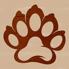 Free SVG Patterns with Cute Paw Prints SVG design featuring a pair of animal paw prints for crafting and DIY projects.