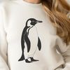 Cute Penguin Vector Illustrative design of a penguin bird, suitable for digital artwork.
