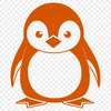 Penguin Bird Illustration in Vector Format A graphic illustration of a penguin bird in vector format.