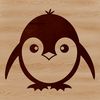 Penguin Icon Clip Art An animal icon featuring a penguin as a clip art design.