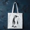 Penguin Graphic Vector A graphic representation of a penguin created with SVG technology.
