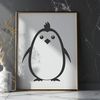 Free Penguin Clip Art for Laser Cutting An SVG graphic of a penguin, suitable for cutting or laser engraving.
