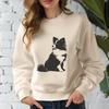 Shetland Dog Breed Portrait in Vector Format A small breed dog with a distinctive coat pattern, sitting in a realistic pose.