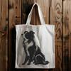 Lovable Shetland sheepdog vector illustration An SVG graphic featuring a realistic Shetland sheepdog figure, suitable for digital use.