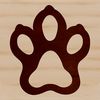 Animal Paw Illustrations for Crafting Paw prints illustration suitable for digital cutting machines like Cricut