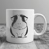 Whimsical Vector Pet Design A vector illustration of a Guinea Pig, ideal for digital designs.