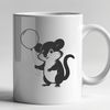Free SVG Clip Art of a Cute Possum A high-quality vector illustration of a possum in a natural setting.