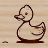 Free Vector Duck Design Download A digital drawing of a duck created using scalable graphics.
