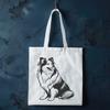 Free Shetland Dog Clip Art Image Download A sitting Shetland sheepdog breed dog animal.