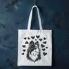 Cute Shetland Sheepdog Portrait with Love Hearts A portrait of a Shetland Sheepdog with heart symbols around its head.