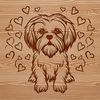 Adorable Shih Tzu Breed A seated breed of dog with a fluffy coat and sweet expression.