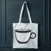 A detailed vector illustration of a classic teacup.
