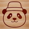 Cute Panda in a Chapeau A cartoon illustration of a panda wearing a hat, created as a vector graphic.