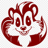 Wildlife Illustration - Simple Skunk Design A simple illustration of a skunk in black lines on a white background.