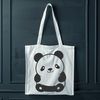 Lovely Panda Graphic Design A simple vector graphic representation of a panda animal.