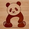 Free Vector Panda Graphic Design A illustration of a panda bear in a vector format.