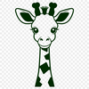 Elegant Safari Icon A detailed illustration of a giraffe, a common safari animal.