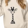 Distinctive Safari Animal SVG A tall, even-toed ungulate with distinctive spots and long neck, commonly found on African savannas.