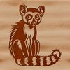 Wildlife Clipart Free Download A colorful illustration of a Lemur, suitable for vector graphics.