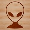 Alien character from a sci-fi universe, suitable for Cricut cutting machine or laser engraving.