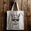 Friendly Alpaca in Shades An alpaca wearing sunglasses in a vector illustration format.